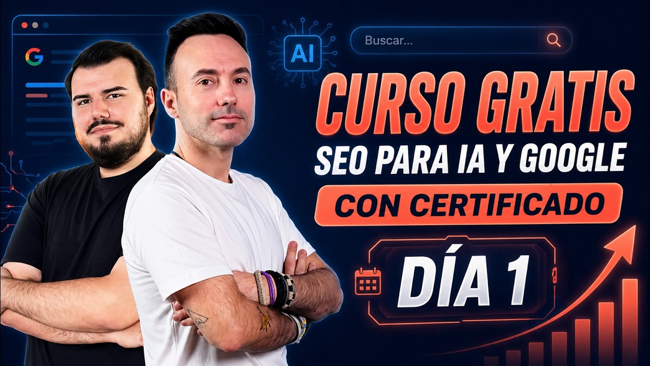 Curso de SEO 2026 - D&iacute;a 1 - C&oacute;mo ganar visibilidad en Google y ChatGPT