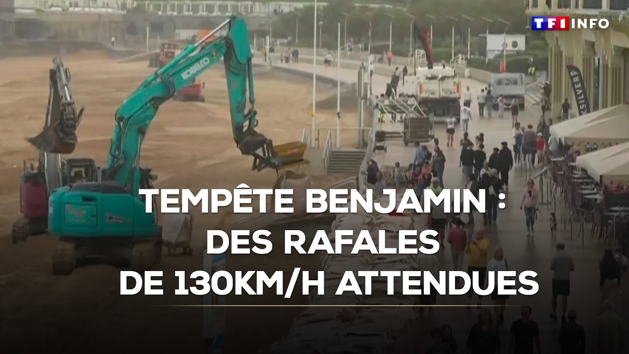 Tempête Benjamin : ils se préparent avant son passage｜TF1 INFO