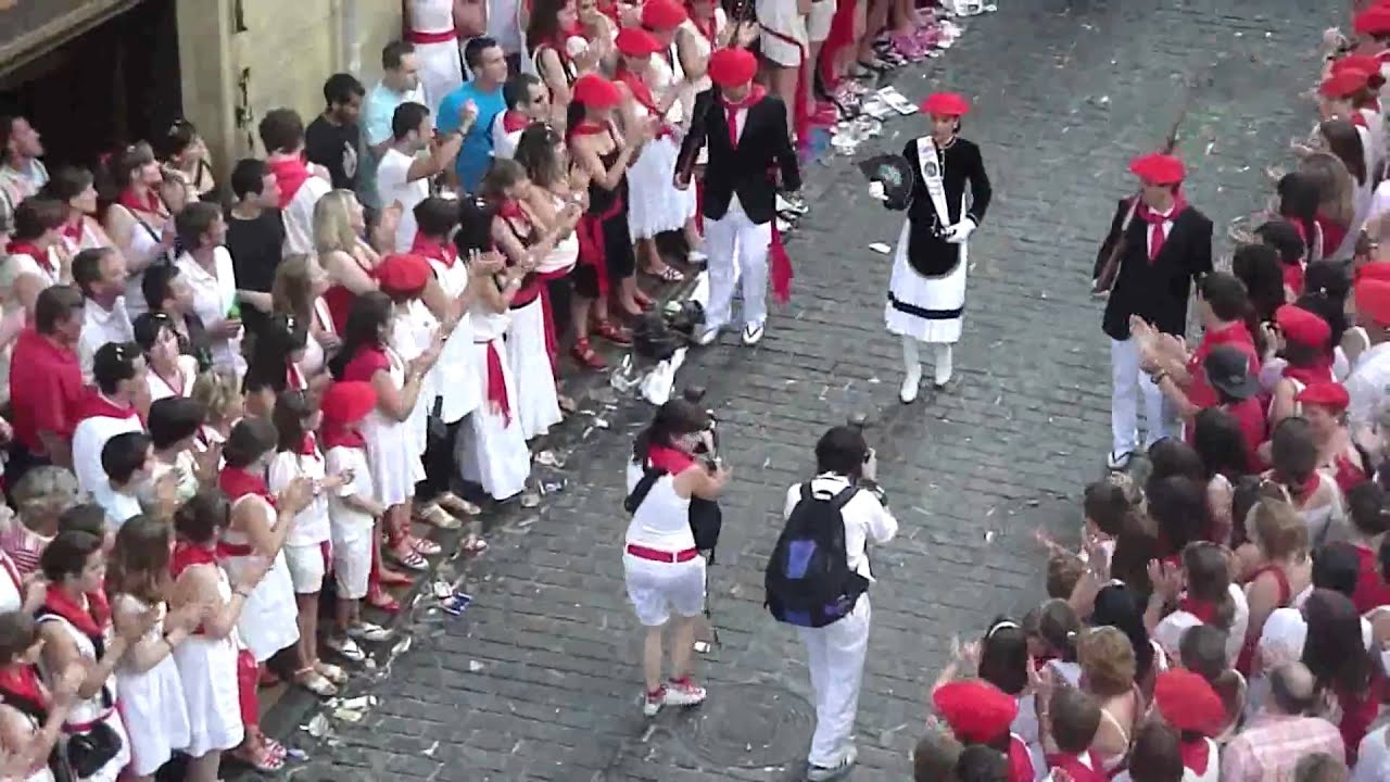 San Marcial 2010 - Olaberria y Lapice en la Calle Mayor