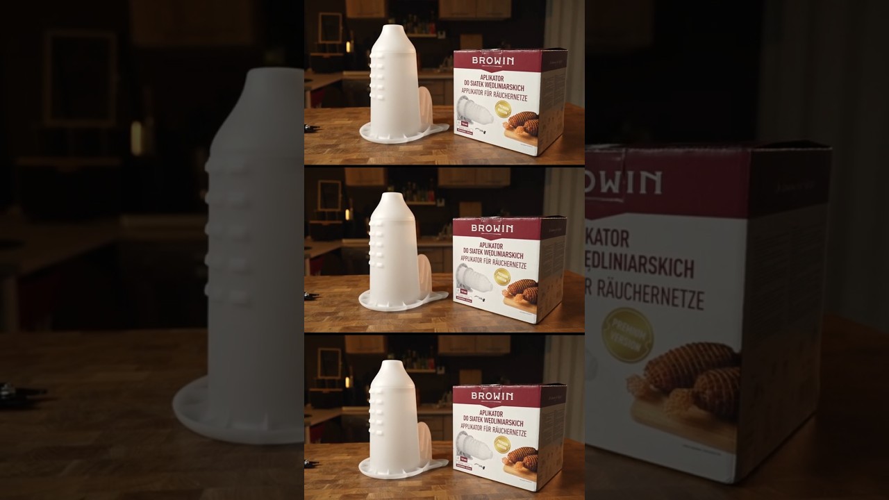 Aplikator do siatek wędliniarskich -  do przygotowywania szynek, baleron&oacute;w, schab&oacute;w, kark&oacute;wek, ser&oacute;w
