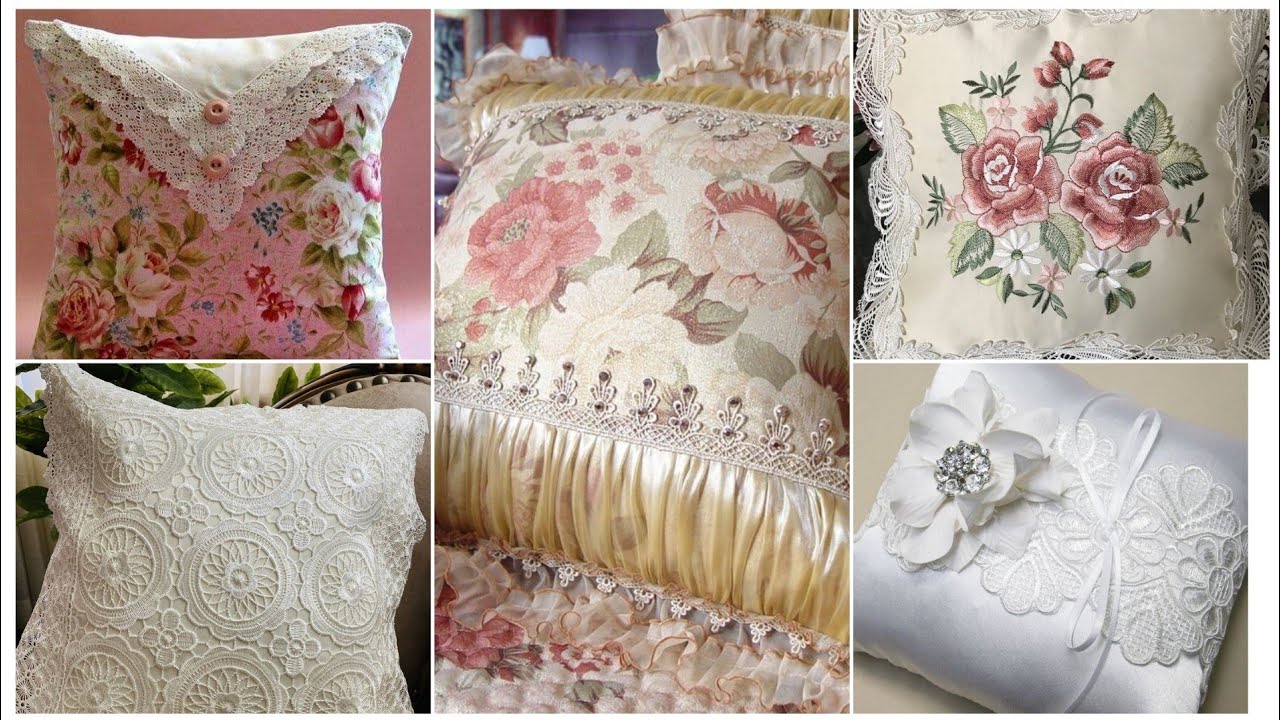 Awesome #lace embellished cushion for sofa#homedecor #homeinterior design #cushions