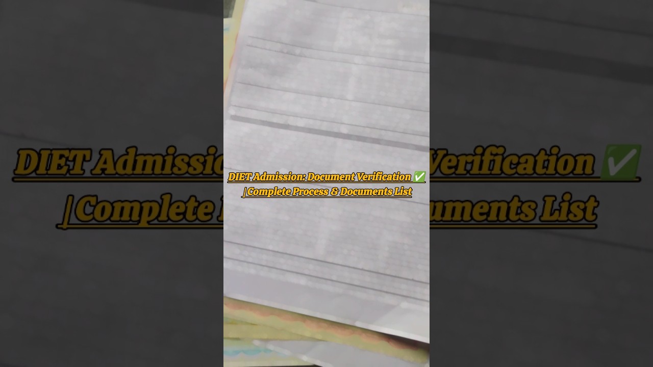 Delhi D.El.Ed. Document Verification 2026: My Experience! 🥹❤️ | Mistakes to Avoid