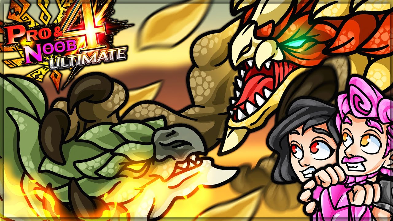 ORIGINAL SEREGIOS KNOWS ONLY DEATH - Pro and Noob VS Monster Hunter 4 Ultimate! (Seregios Gameplay)