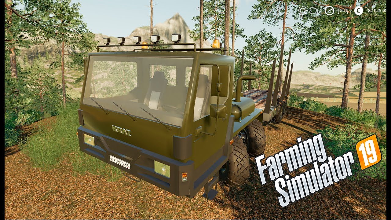 Mods Farming Simulator19/ FS19 LOGGING 8X8 V1.0| КраЗ