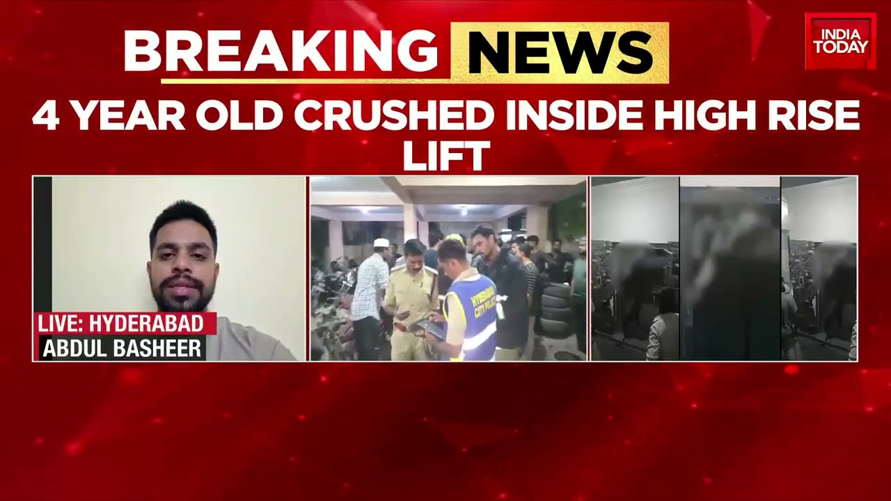 Hyderabad Lift Tragedy: 4-Year-Old Crushed Between Lift Doors | India Today News