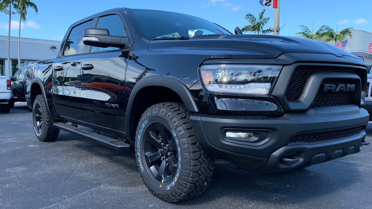 2020 Ram Rebel 1500 Black Appearance Package – A NEW Package For 2020!!