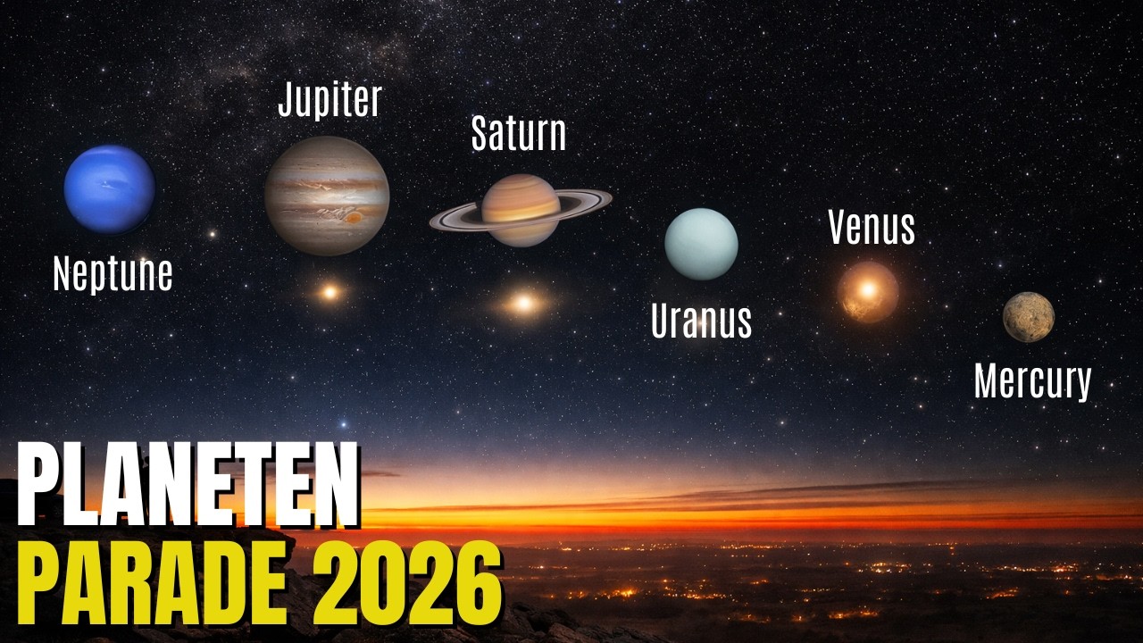 Planetenparade 2026 &ndash; Das Beste Kosmische Ereignis im Februar 2026