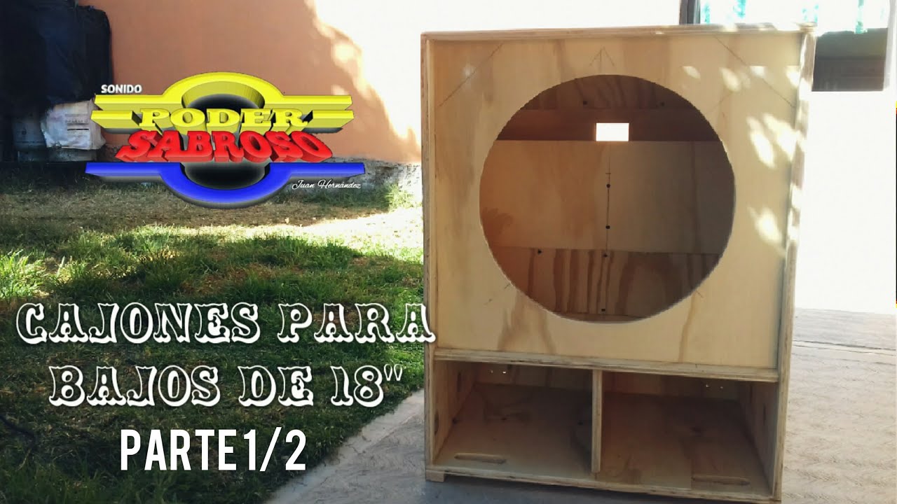 Creando mis cajones para bajos de 18'' (económicos y caseros)