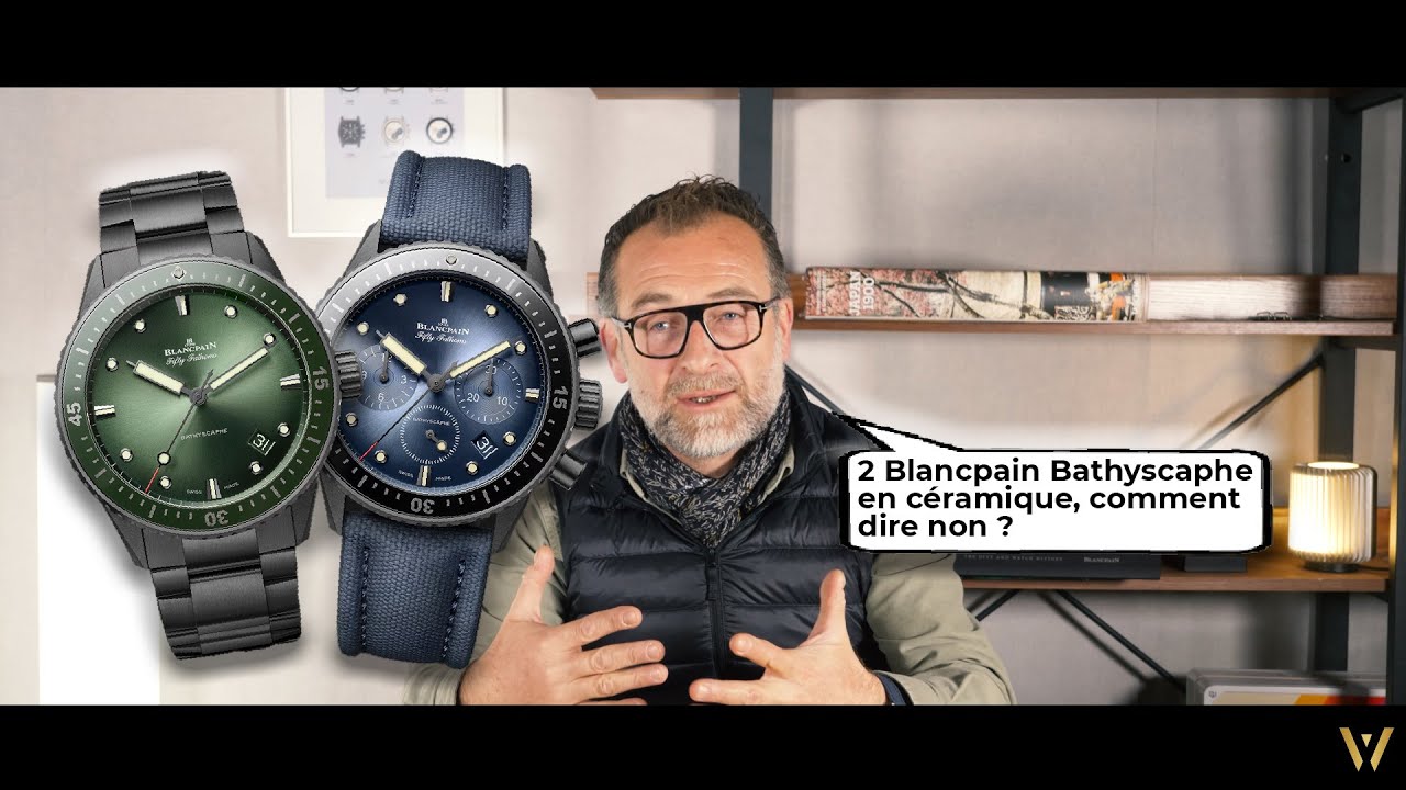 Blancpain Bathyscaphe Céramique Chrono Flyback et 3 aiguilles