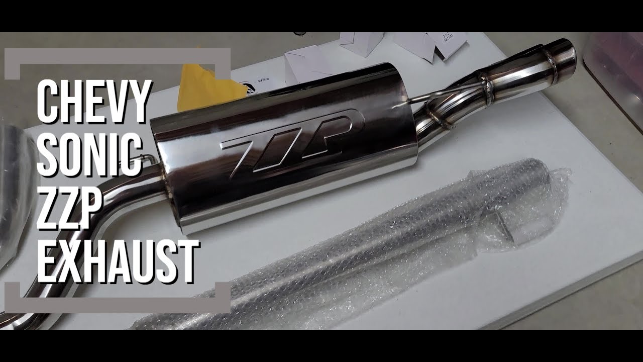 Chevy Sonic ZZP Exhaust--Before and After