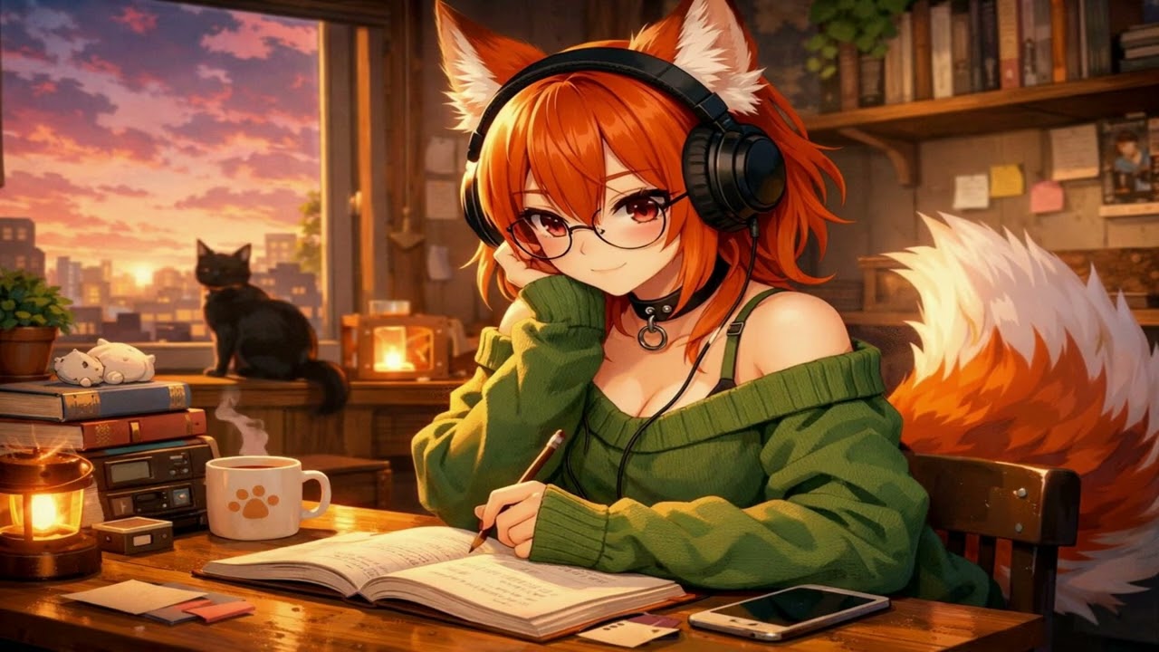 Lofi for Fox (only) cozy jazz nights for quiet focus and gentle dreams
