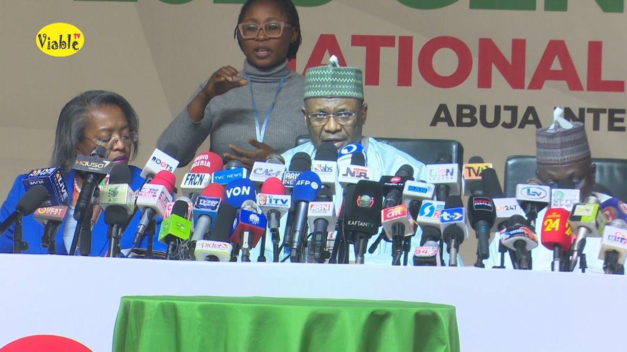 Video Emerges As INEC Declares Tinubu Winner of 2023 Presidential Election