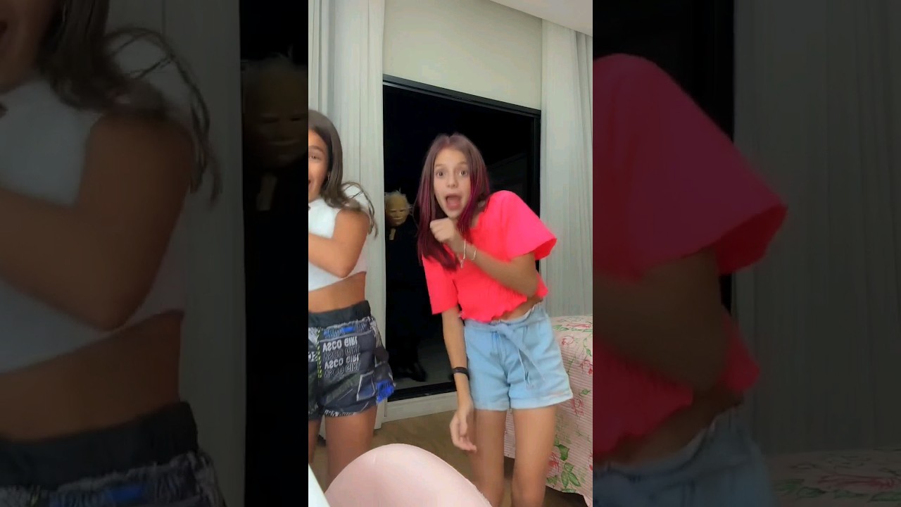 Homem estranho apareceu na hora da dancinha #shorts Jessica e fam&iacute;lia