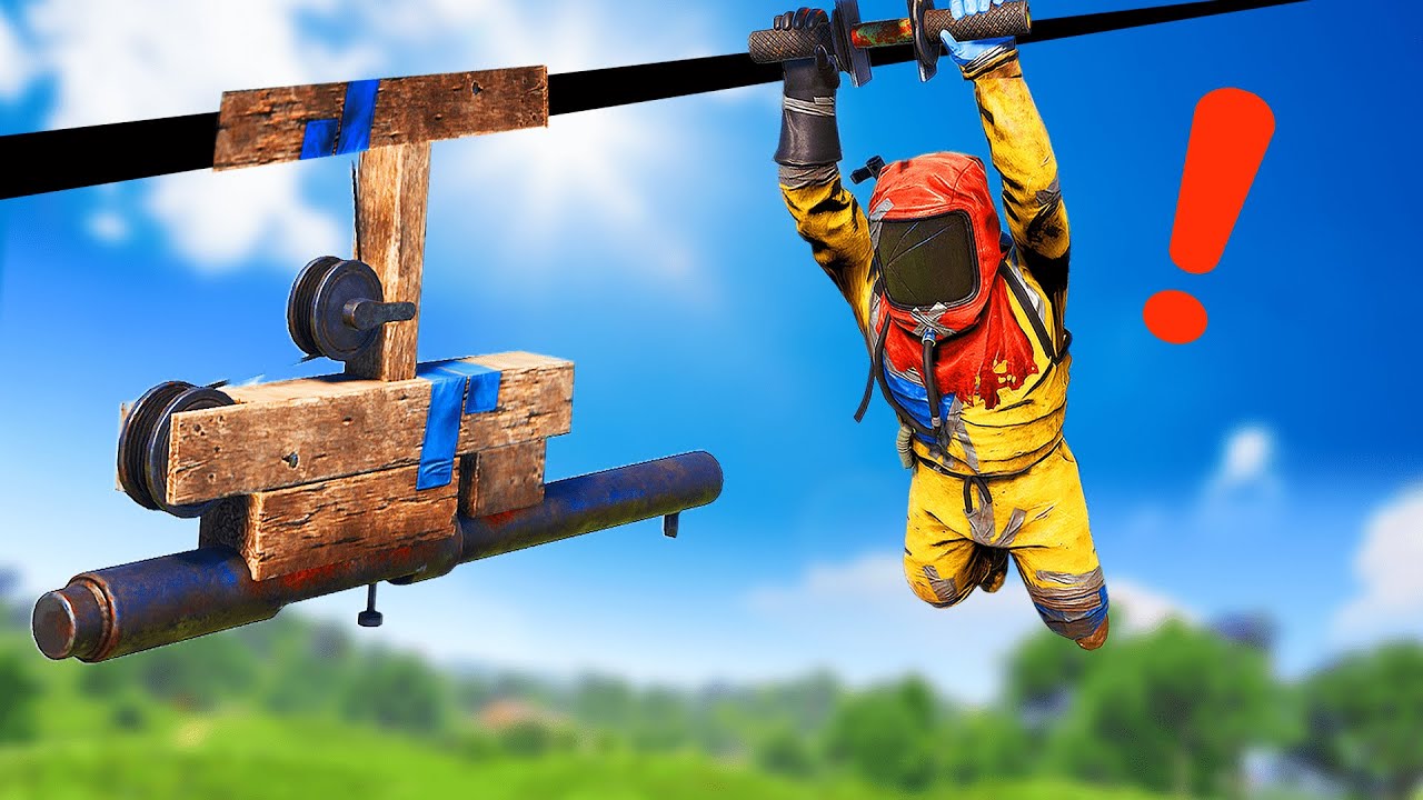 Ловушка Rust Zipline