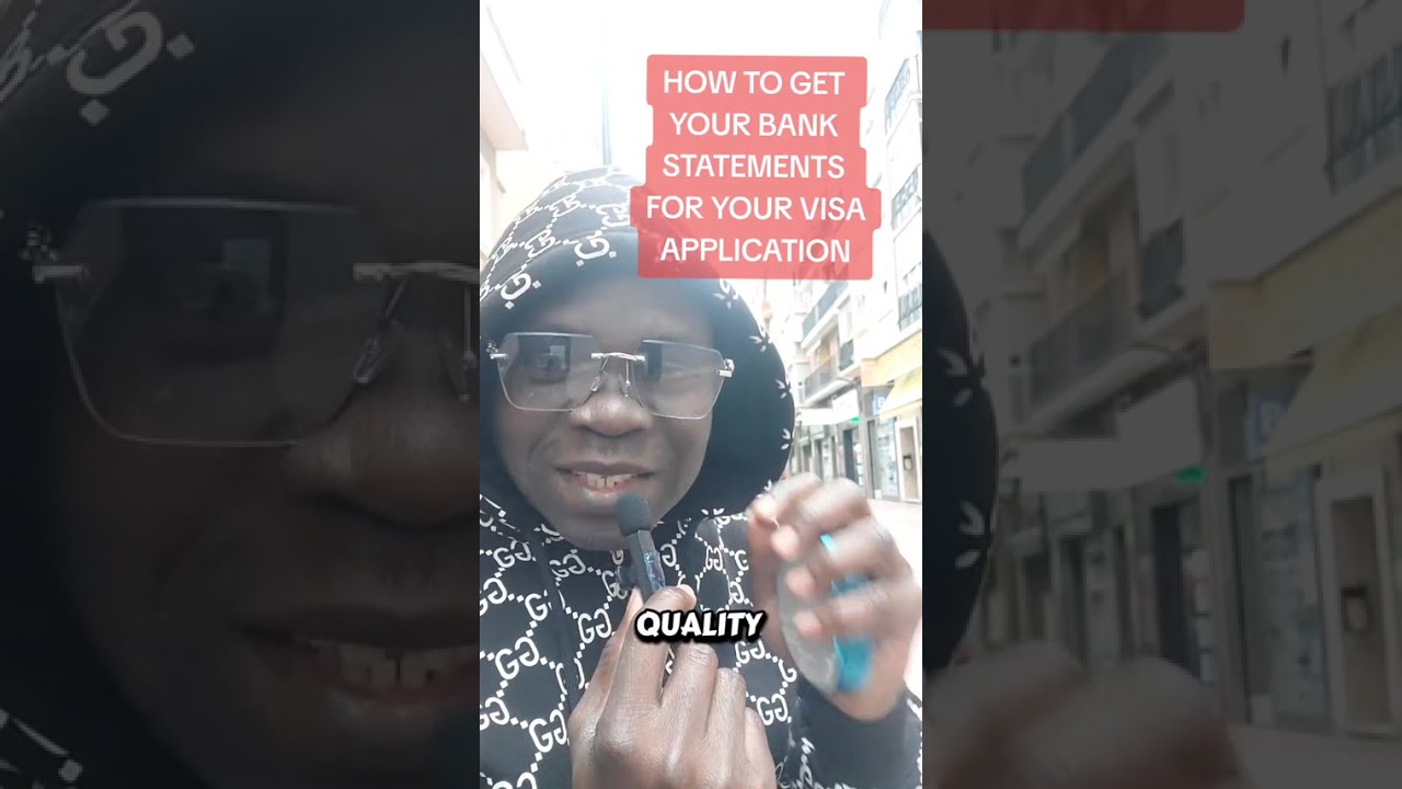 HOW TO GET YOUR BANK STATEMENTS TO SUPPORT YOUR VISA APPLICATION ✈️🌎#visatips #Bankstatement 