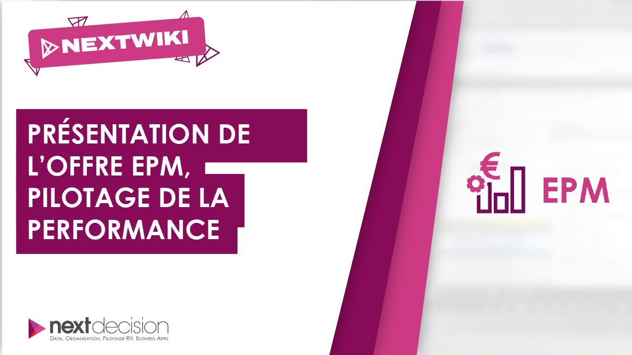 Enterprise Performance Management, kezako ?