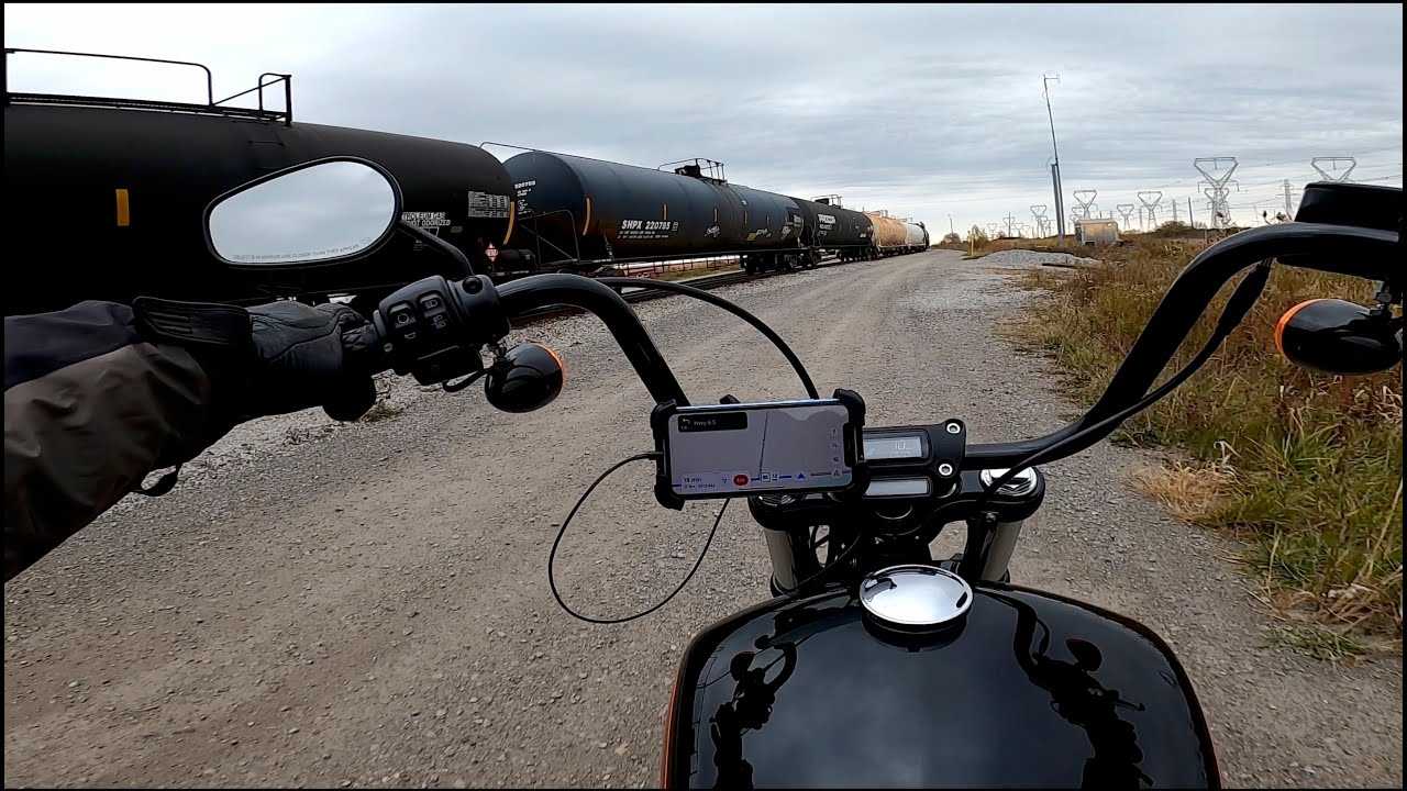 Late Fall POV Ride To Port Dover On My Harley