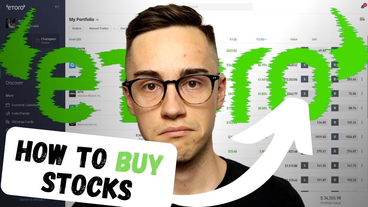 How to buy stocks at eToro in 2023 | eToro TUTORIAL