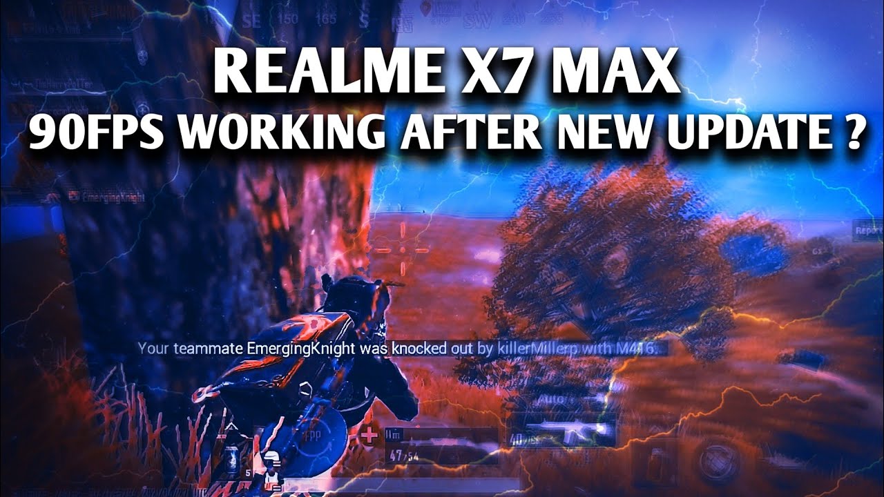 REALME X7 MAX 90FPS WORKING AFTER NEW UPDATE ? | REALME X7 MAX BGMI TEST | REALME X7 MAX 70FPS STUCK