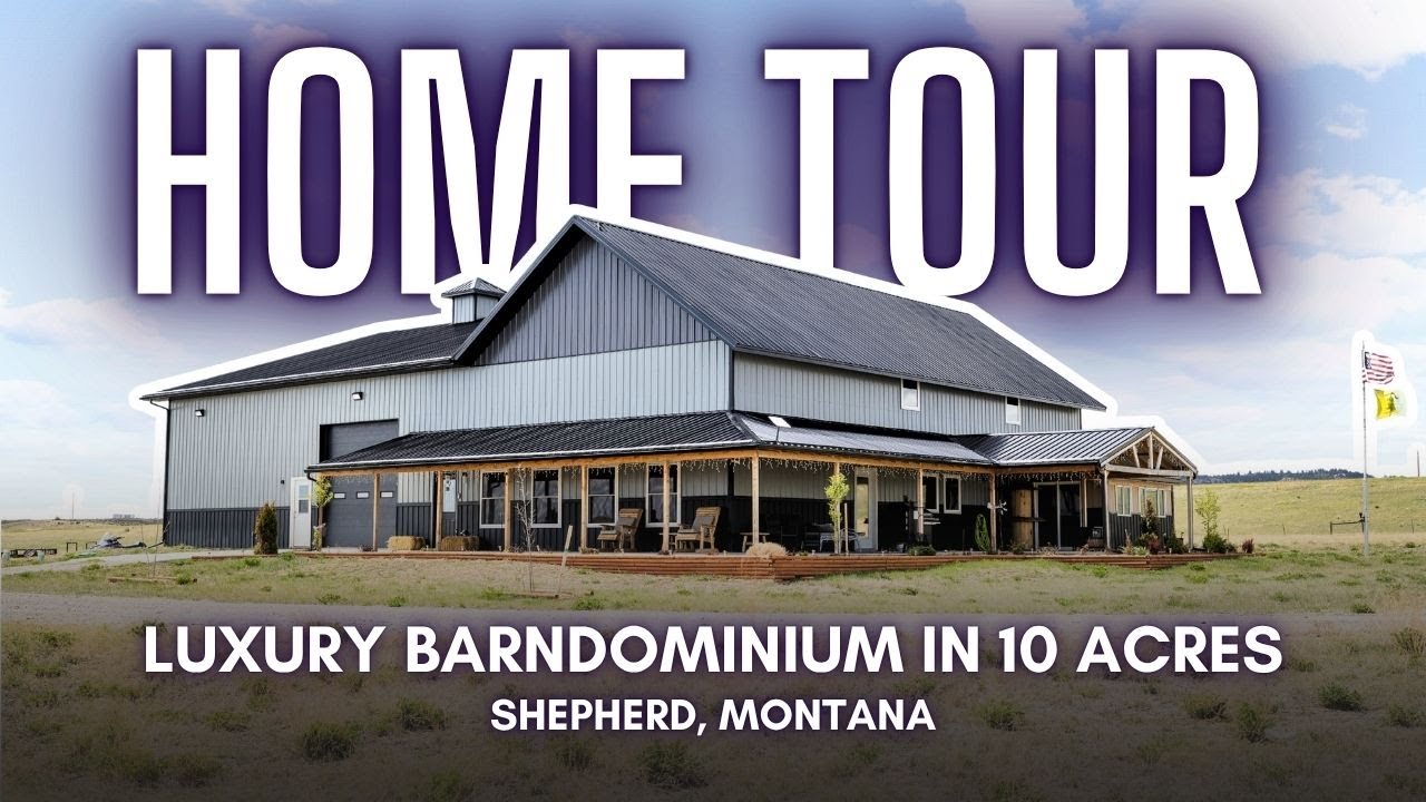 Luxury Barndominium in Montana Walkthrough