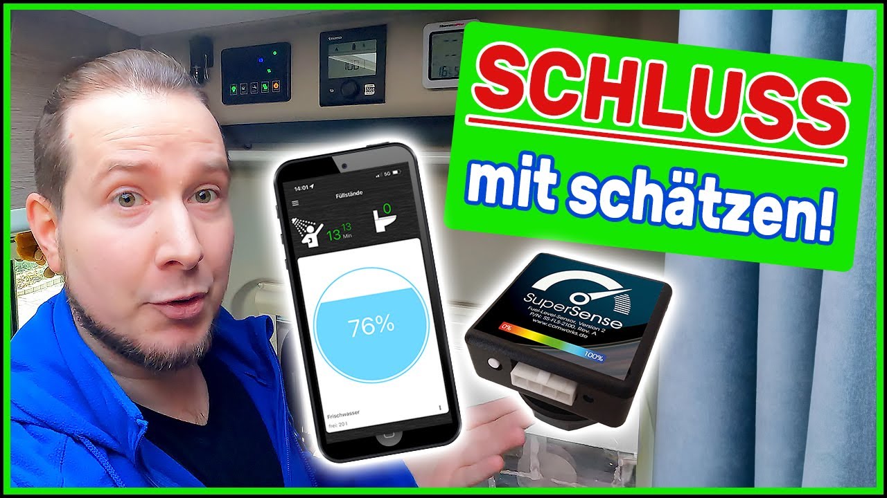 Frischwasser MESSEN statt SCH&Auml;TZEN! 📏💦 Einbau Comworks SuperSense in Challenger V114