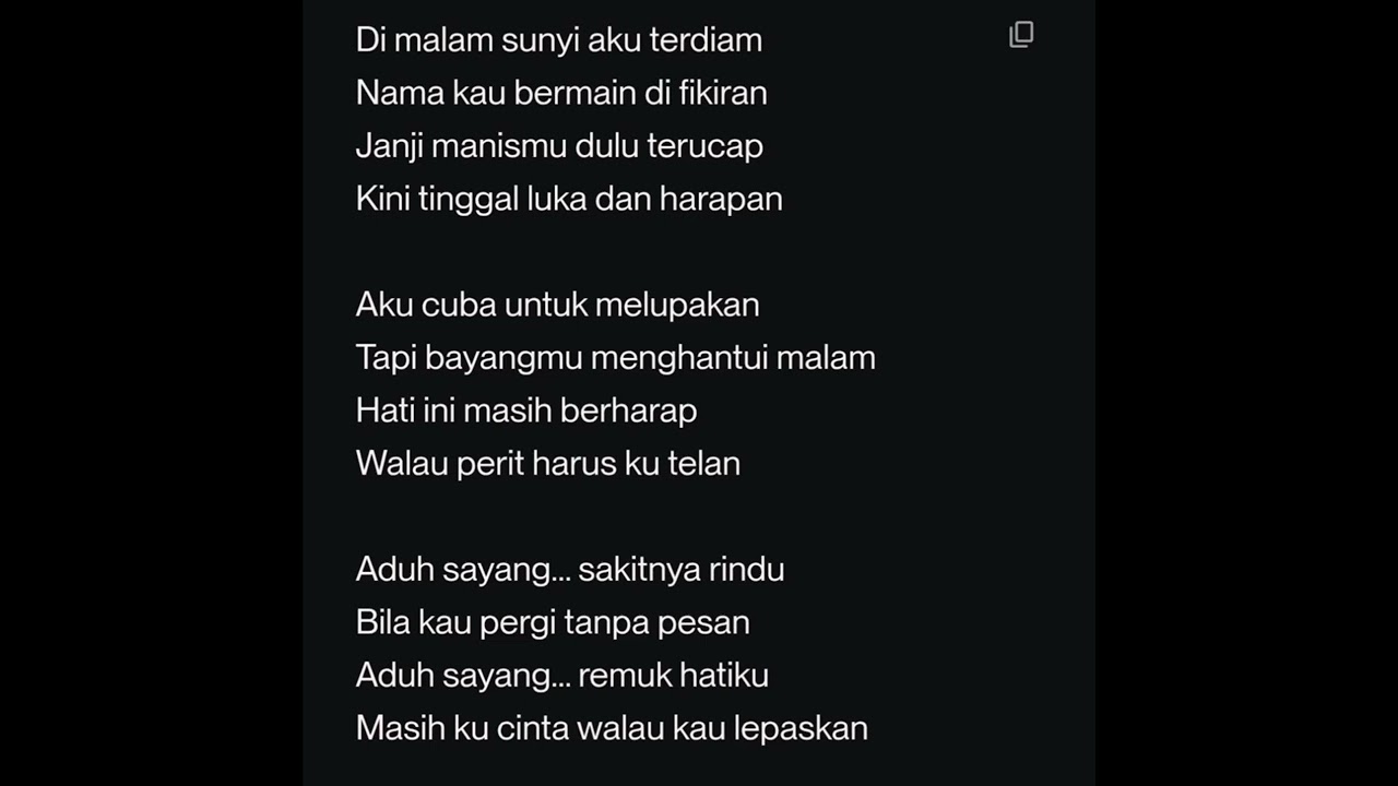 ADUH SAYANG #rock #music #SONG 