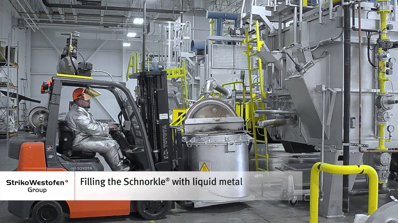 StrikoWestofen Schnorkle melt transfer system