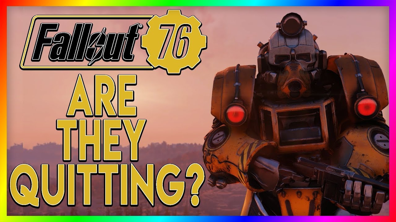 Are Players Really Quitting? (Fallout 76 Talk)