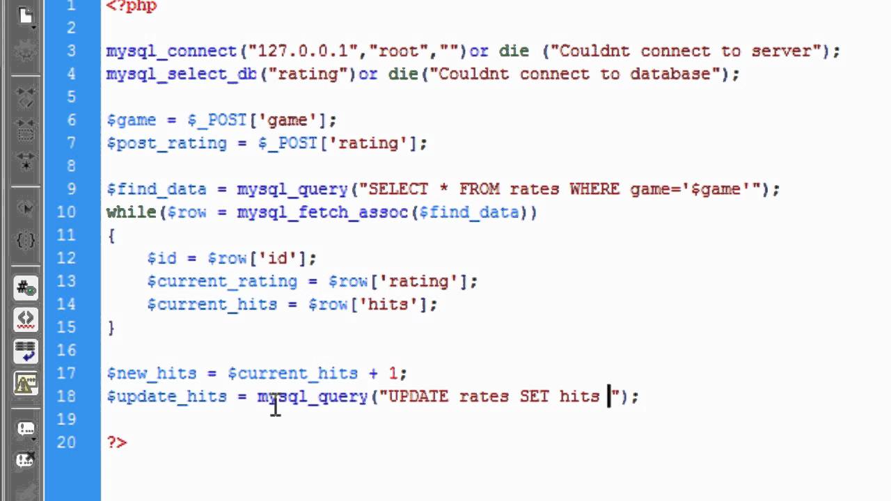 PHP: Rating System (Part 2)