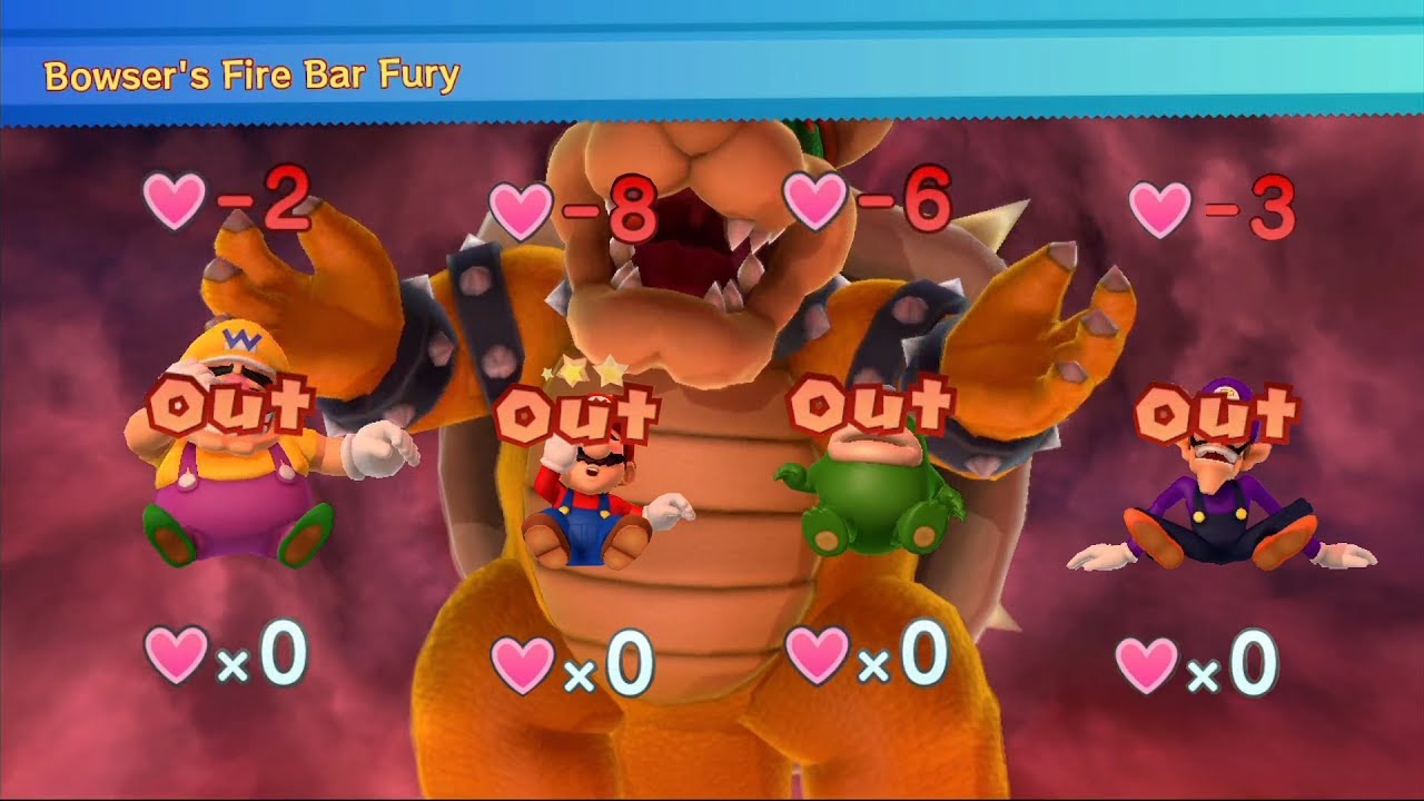 Mario Party 10 Bowser Party - Chaos Castle (Bowser Vs. Team Mario Master Difficult) #22 MARIO CRAZY