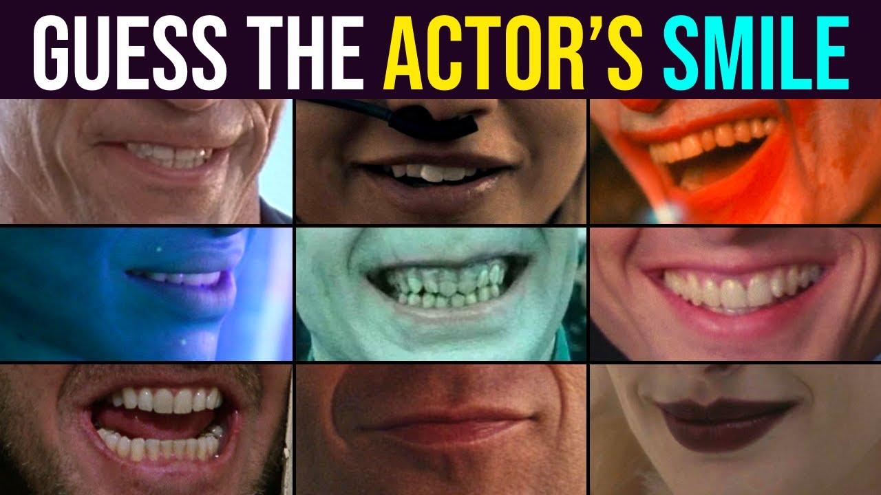Guess the Actor by Their Smile in the Movie 🎬