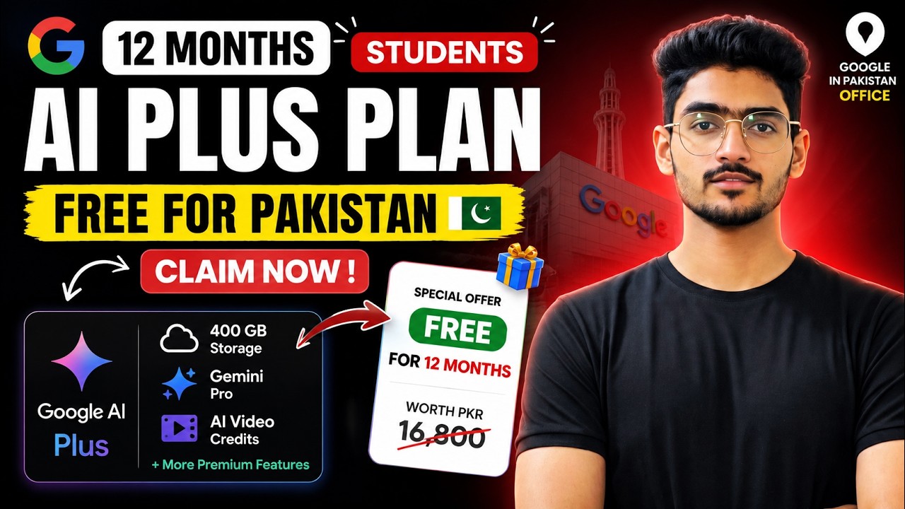 Google AI Plus FREE for 12 Months | How to Claim Student Offer
