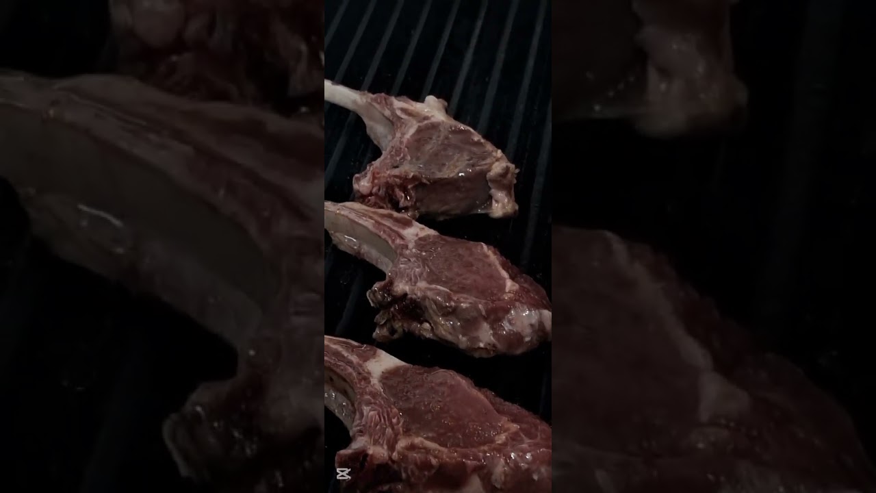Баранина ребра или каре егненка lamb desis grile #assado #lamb #lambgrile