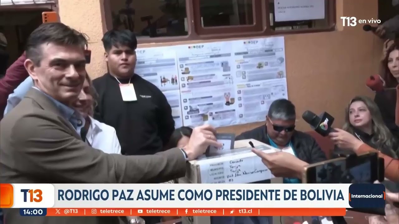 Rodrigo Paz asume la presidencia de Bolivia