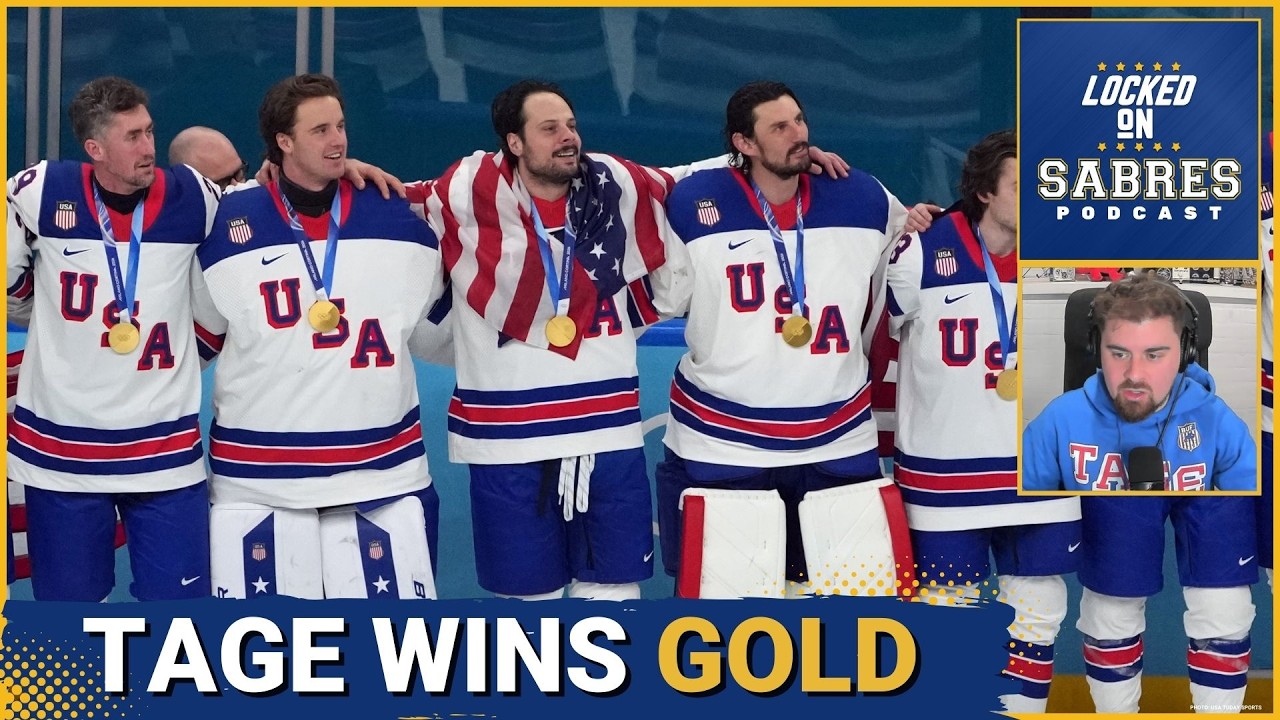 Tage Thompson wins GOLD as Team USA beats Canada in overtime!