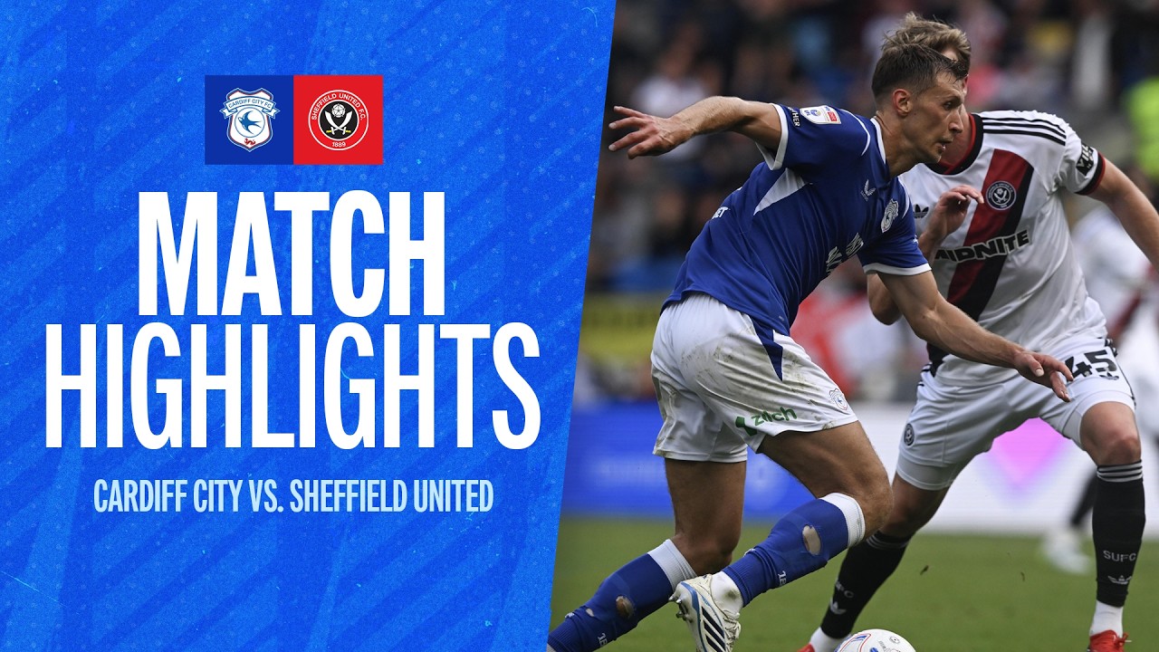 NAJWAŻNIEJSZE MOMENTY | CARDIFF CITY kontra SHEFFIELD UNITED