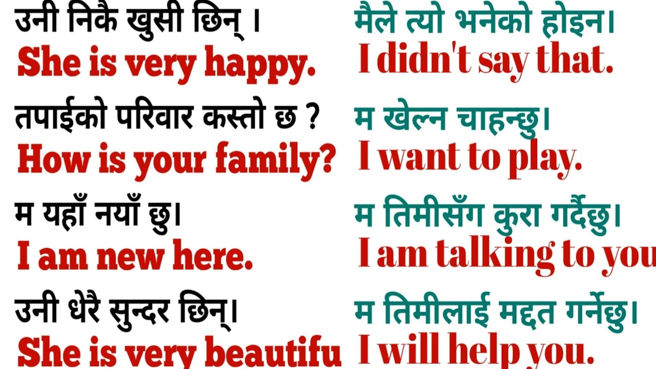 💗English speaking practice for Nepali beginners | Daily use English sentences for Nepali speakers 💗