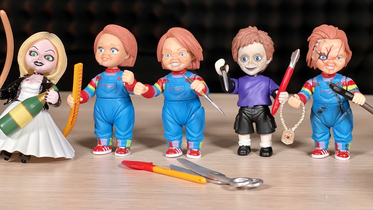 Child's Play Bag of 6 Chucky Capsule Toys (All 5 Variants)