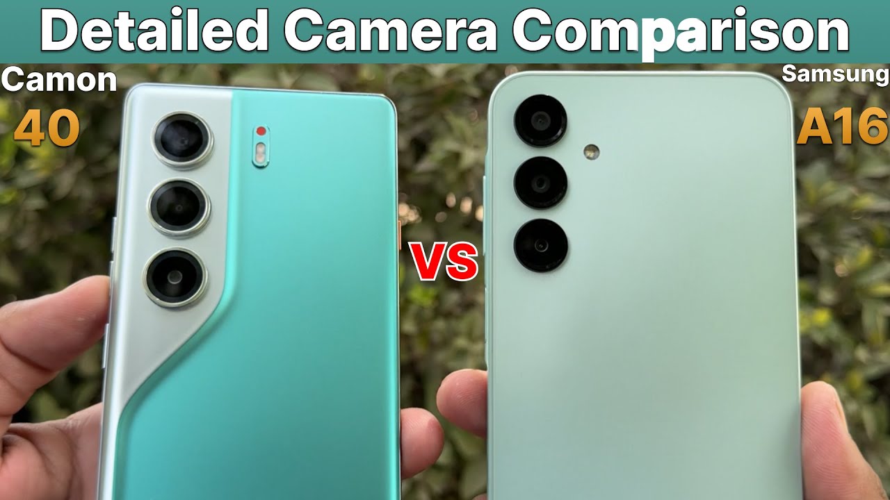 Tecno Camon 40 vs Samsung Galaxy A16 Camera Comparison 🔥| Full Camera Test