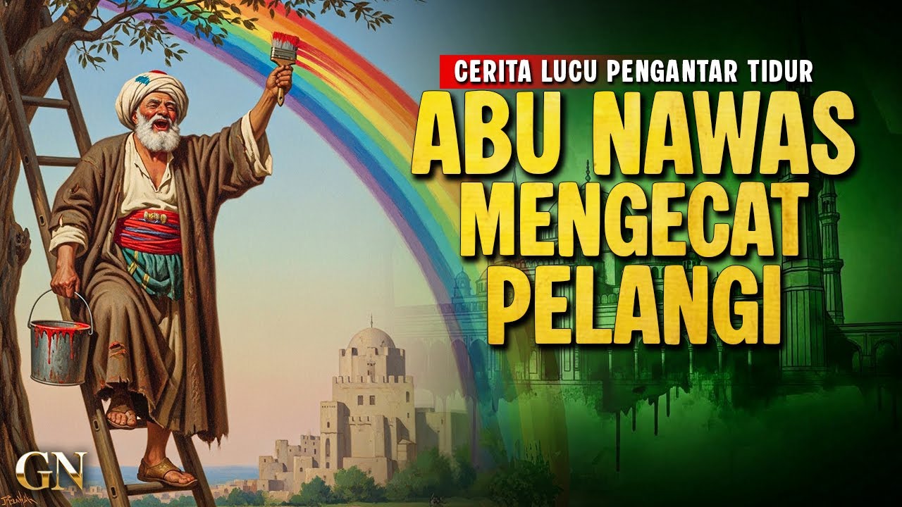 ABU NAWAS MENGECAT PELANGI || KISAH LUCU PENGANTAR TIDUR