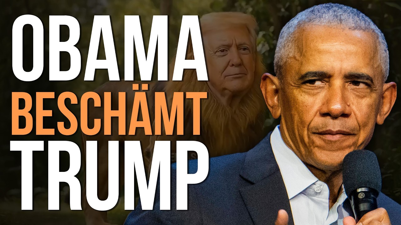 Obama reagiert auf Trumps Hass - und zeigt wer der echte Affe ist
