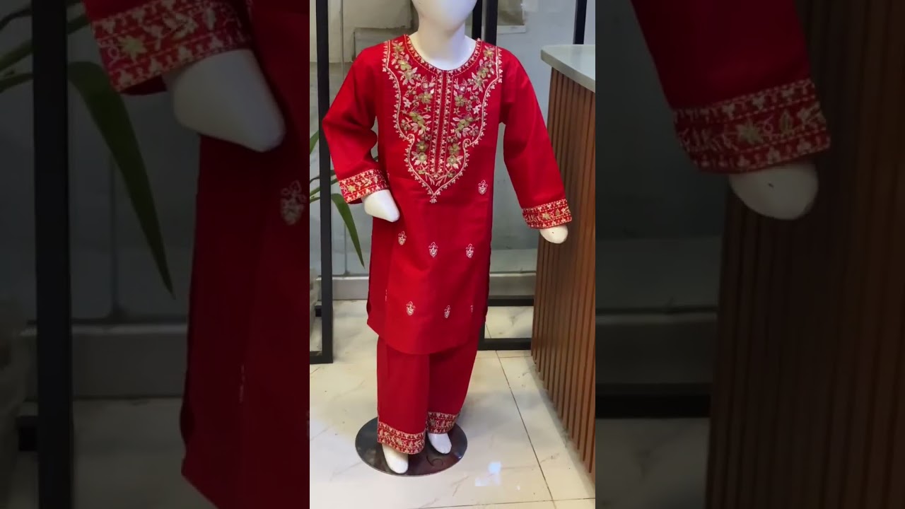 Marika kids  3 pcs suits Embroidered  Winter khaddar