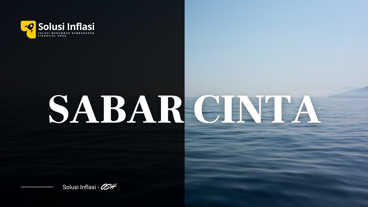 [Solusi Inflasi] Sabar Cinta.