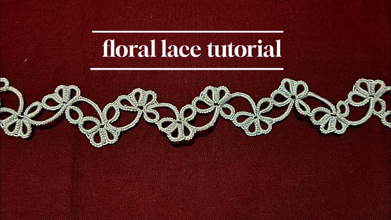beautiful floral lace tutorial | step by step guide