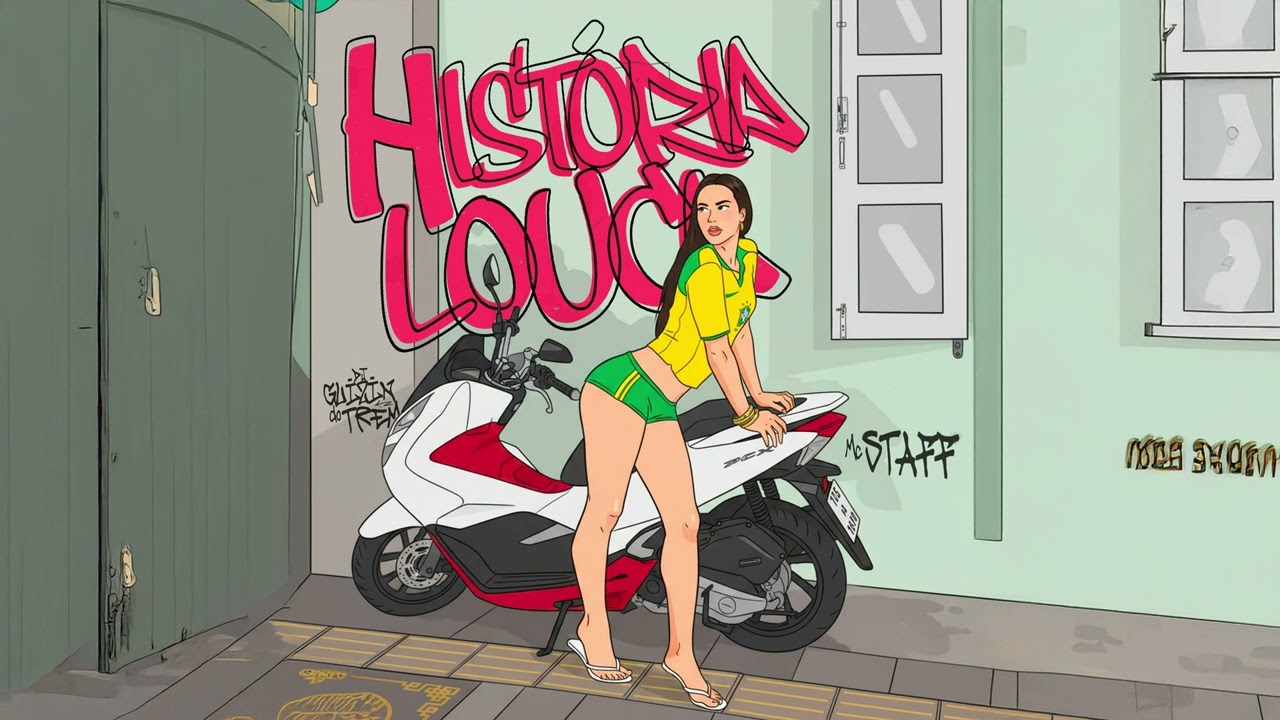 Mc Staff, Dj Guizin do Trem - Hist&oacute;ria Louca (Speed Up)