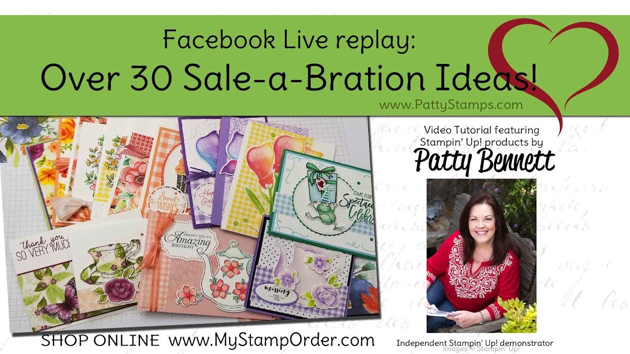 Over 30 Stampin' Up! Sale-a-Bration card ideas