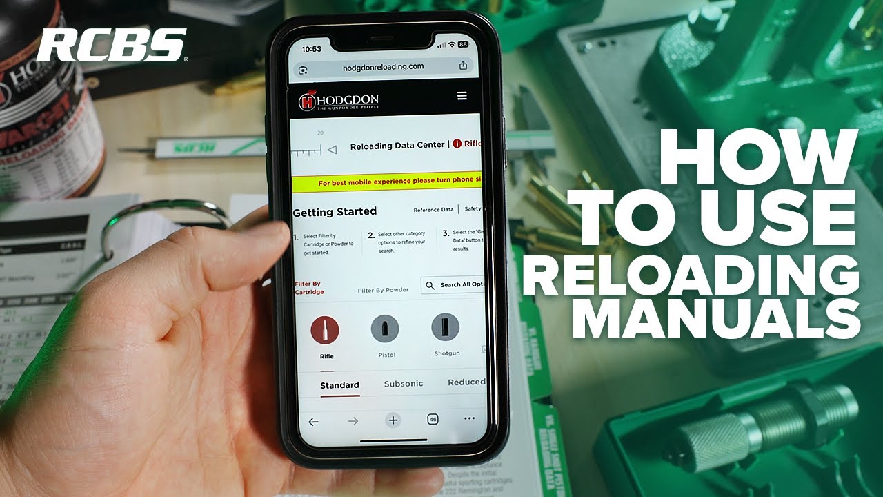 How to Use a Reloading Manual | RCBS Reloading Tips
