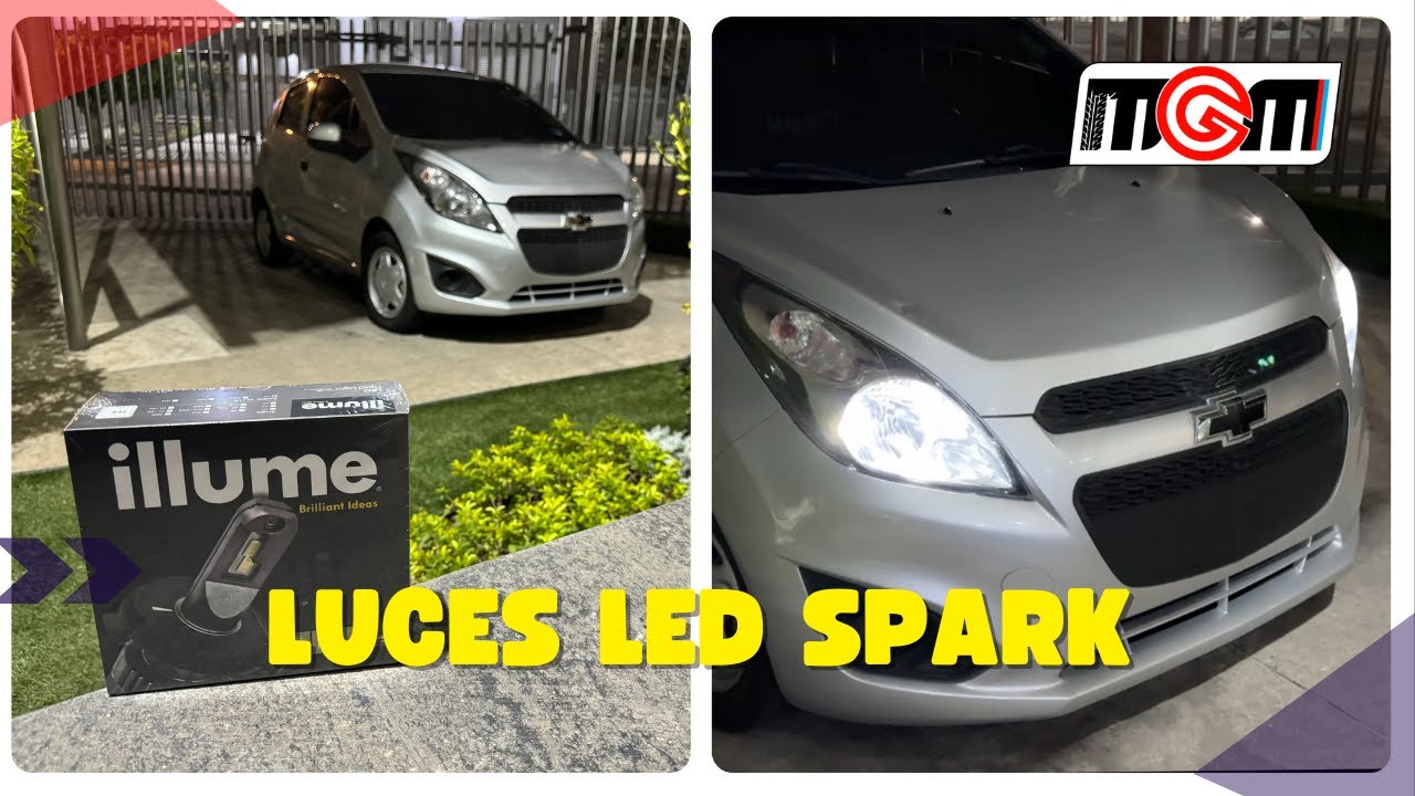LED H4 altas y bajas Chevrolet SPARK/BEAT 🤙🔥(MANUEL GM)