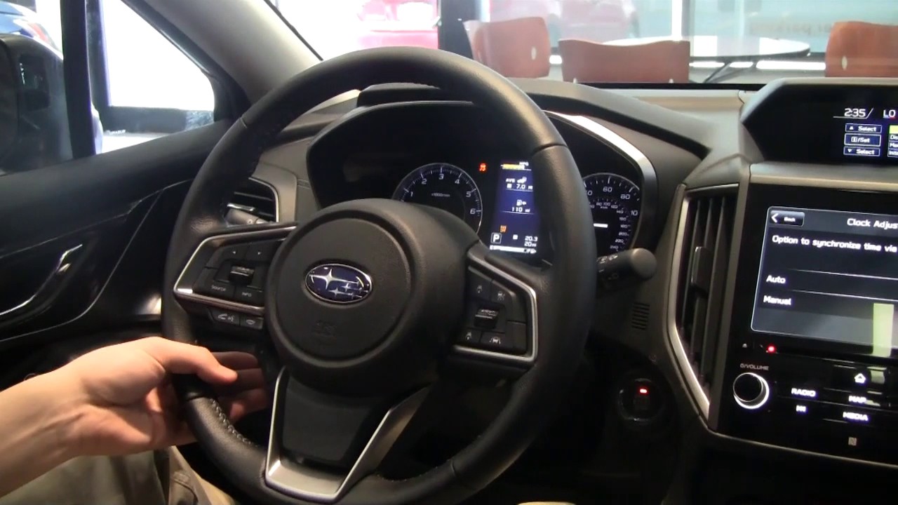 2017 Subaru Impreza How To:  Set Clock Instructions