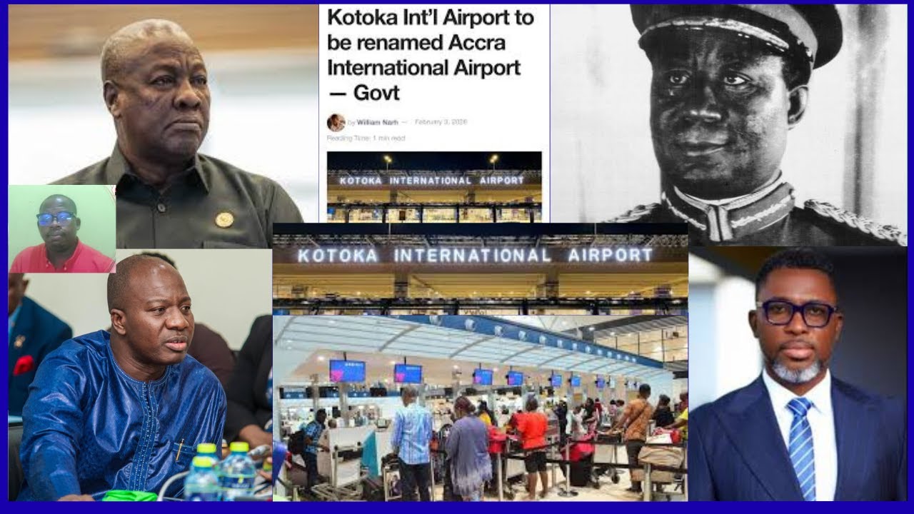 JUST IN!! Kotoka int. Airport name changed. A Plus reacts
